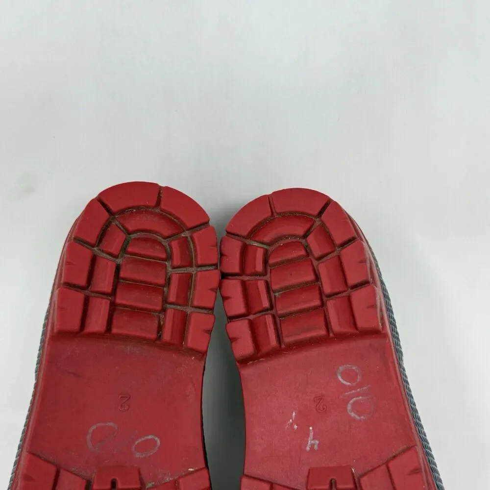 Sorel Little Drizzle Short Rain Boots Kids Size 2 Red Rubber Front Zip Unisex